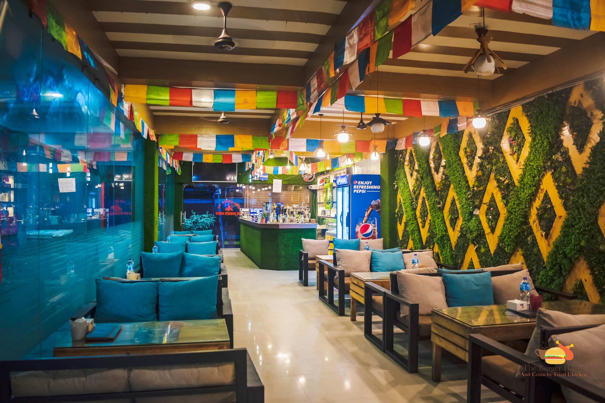 The Burger House And Crunchy Fried Chicken